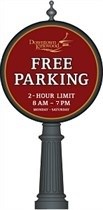 Free Parking Sign